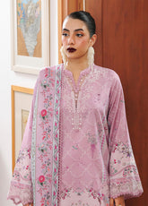 QPrints By Qalamkar Embroidered Jacquard Weaved 3 Piece Unstitched Suit QLM25QP D-QW-3A ELVIRA
